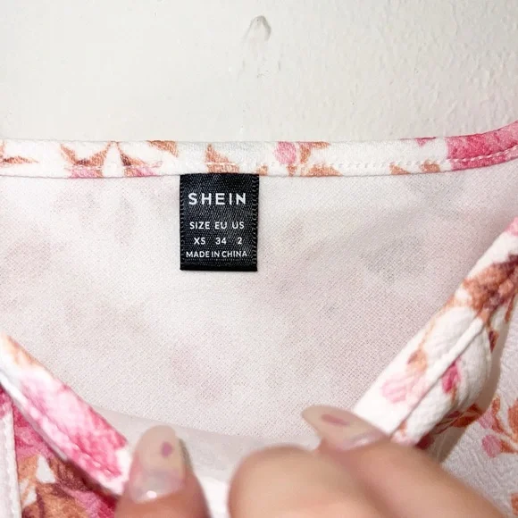 Shein floral corset style crop tank top bundle - Picture 3 of 16